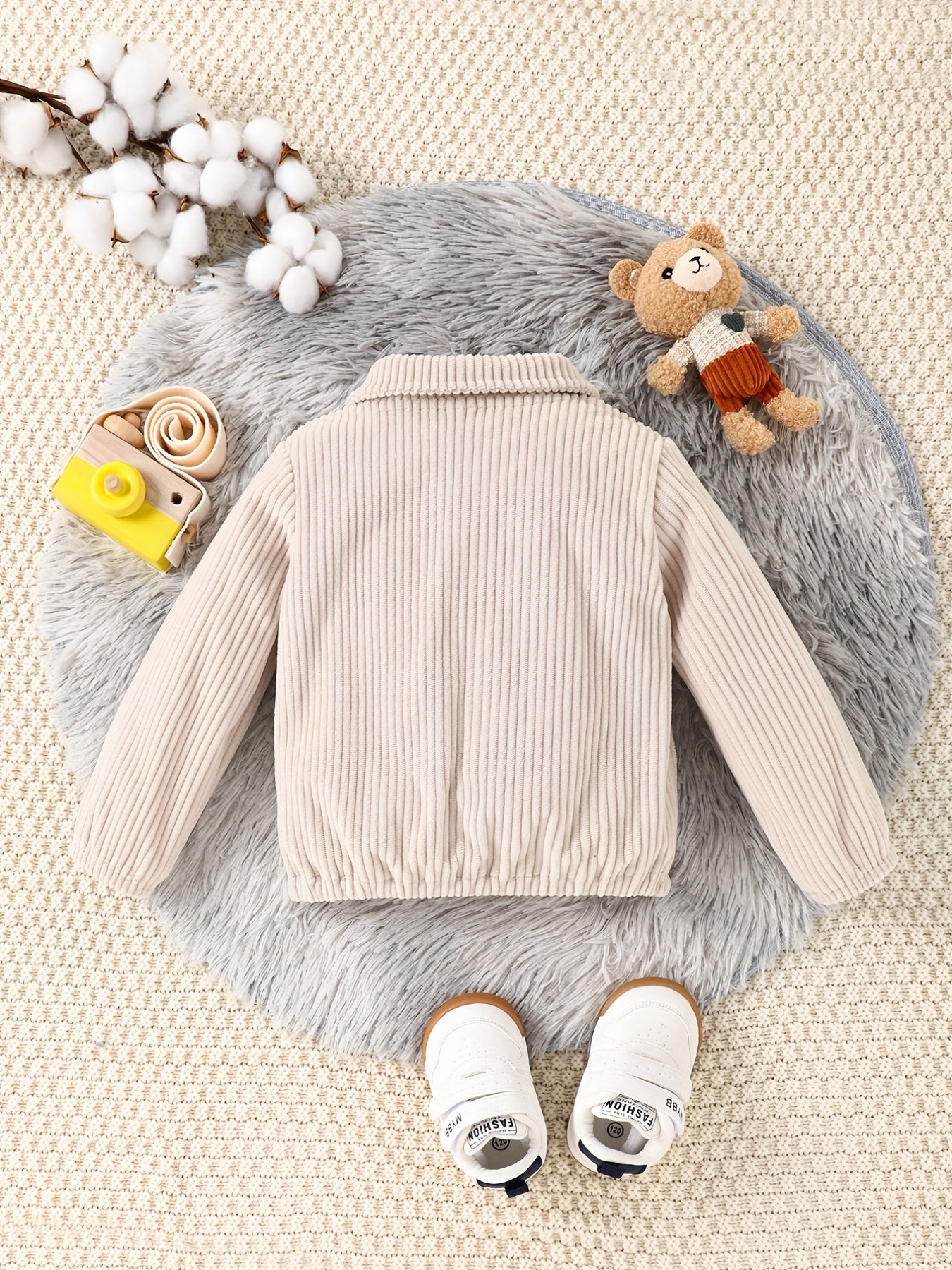 Baby Boys Outdoor Casual Jacket Girls Corduroy Winter Warm