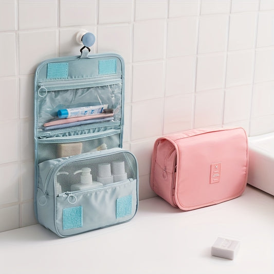 Waterproof Toiletry Organizer Bag with Hanging Hook
