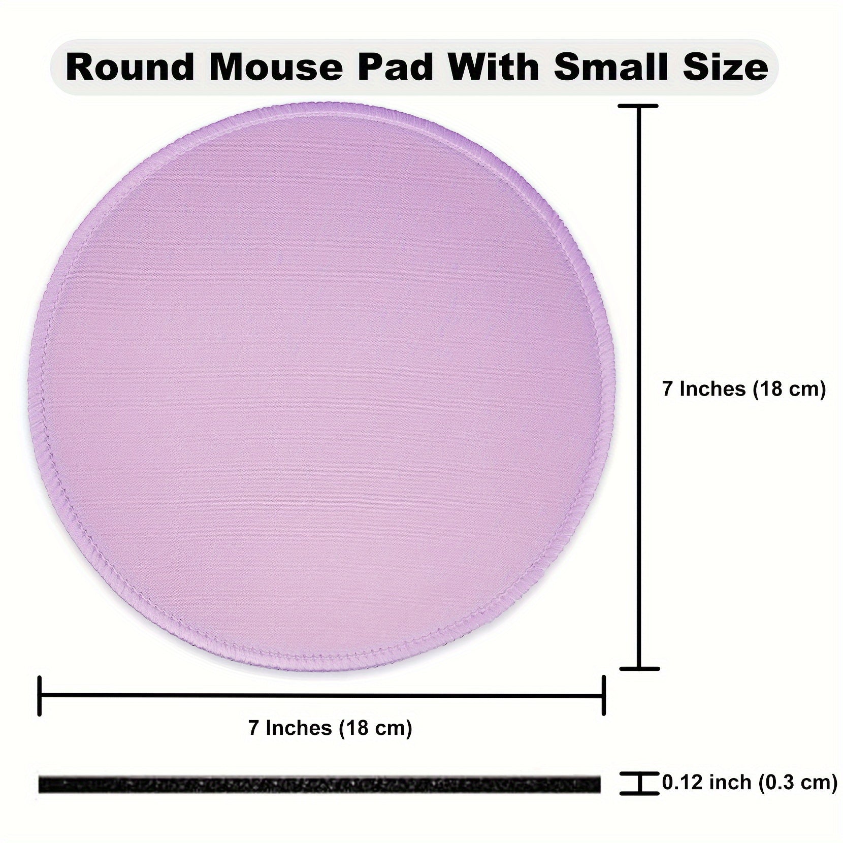 Macaron Mouse Pad Rubber Base Computer Desk Mat
