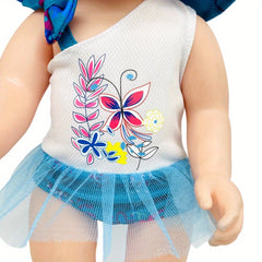 Doll Clothes Set Jumpsuit and Hats Swimsuit Outfits for 38-45 Dolls