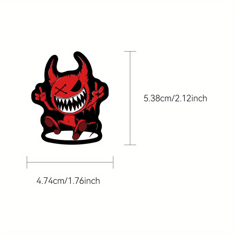 50pcs Gothic Skull Grimace Meme Funny Waterproof Stickers for Various Surfaces