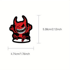 50pcs Gothic Skull Grimace Meme Funny Waterproof Stickers for Various Surfaces