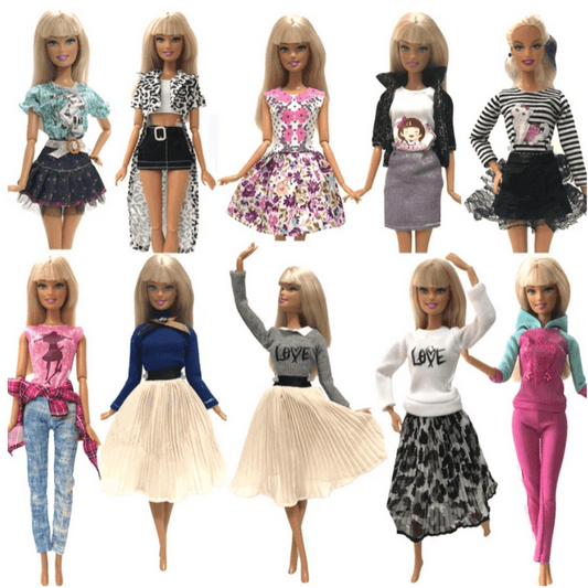 Princess Dress Shirt Model Skirt Daily Wear Clothes for Doll