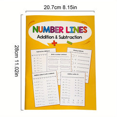 LACHILLY Number Lines Math Workbook Addition & Subtraction 0-20