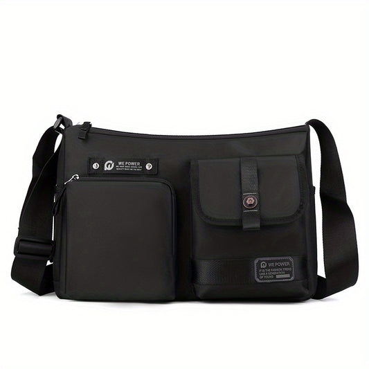 Unisex Casual Messenger Bag Large Capacity Shoulder Crossbody Bag