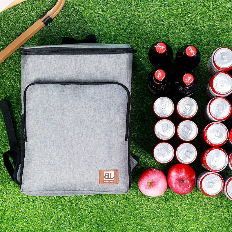 Insulated Cooler Backpack Waterproof PEVA Outdoor Picnics & Travel Oxford Fabric