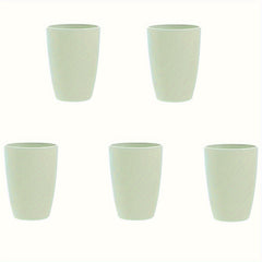 5pcs Unbreakable Plastic Cups Lightweight Portable Travel Cups