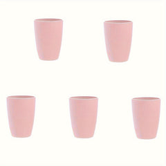 5pcs Unbreakable Plastic Cups Lightweight Portable Travel Cups