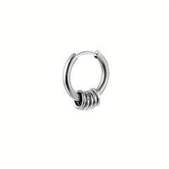 Stainless Steel Spring Clip Earrings Casual Earrings