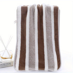 Striped Towel Set Ultra Fast Quick Dry Absorbent Plush