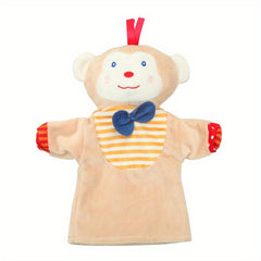 Christmas Animal Hand Puppet Plush Toy Doll Small Monkey Frog Duck