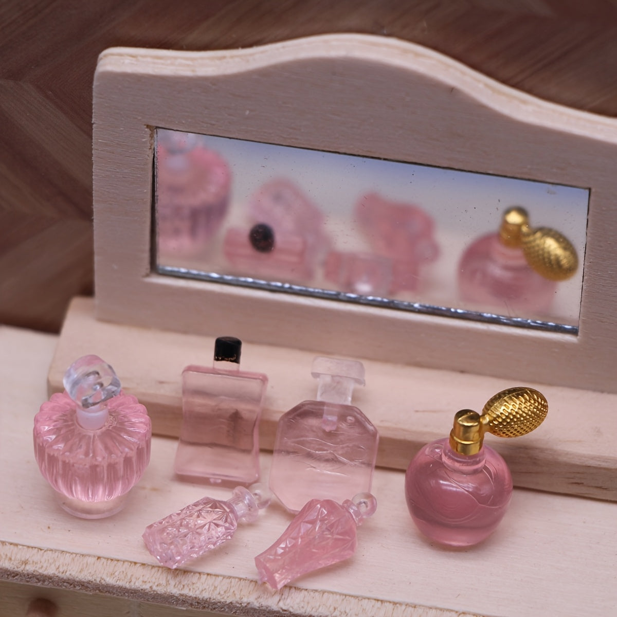 Mini Dressing Table Perfume Set BJD Props
