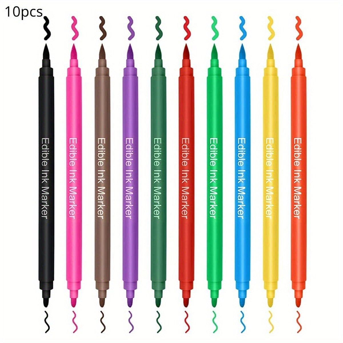 10pcs Food Coloring Pens for Cookies, Easter Eggs - DIY Draw