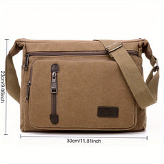 Men's Retro Shoulder Bag Sling Chest Bag Crossbody Bag