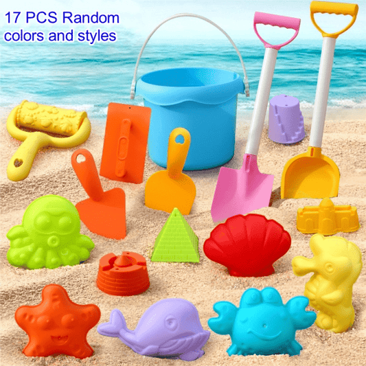 Kids Beach Toy Set with ATV Sand Molds & Water Play Tools