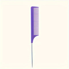 Rat Tail Teasing Comb Stainless Steel Pin Fine Tooth Hairbrush