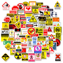 100pcs Waterproof Sticker Pack - Funny Cartoon Designs