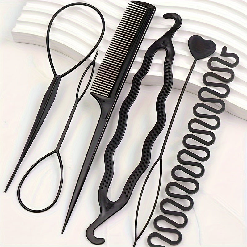 6pcs Teen Girls Hair Styling Tool Set