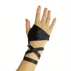 Half Finger Gloves with Adjustable Straps for Women