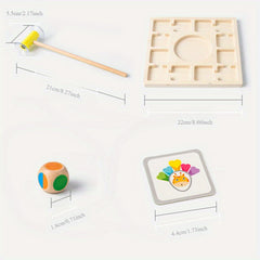 Animal Matching Game Educational Wooden Toy for Preschool