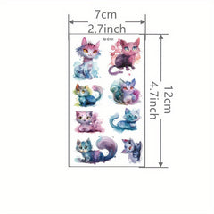 10 Sheets Dog and Cat Tattoo Patch Tattoo Sticker Waterproof Long Lasting