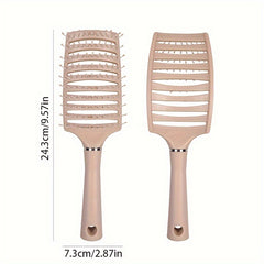 Detangling Hair Brush for All Hair Types Vented Nylon Bristles & ABS Handle