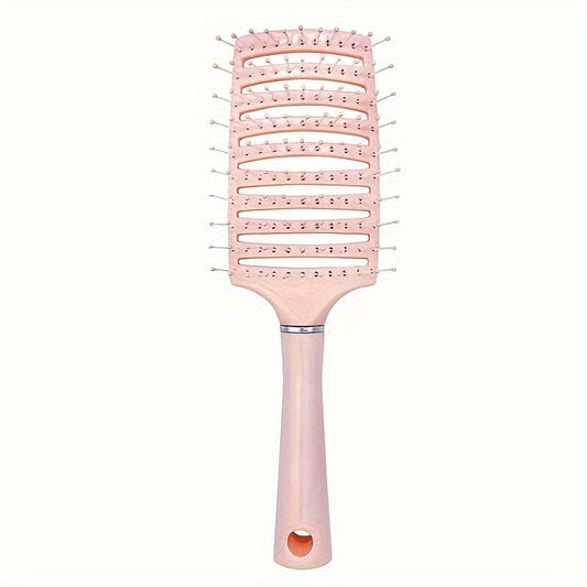 Detangling Hair Brush for All Hair Types Vented Nylon Bristles & ABS Handle