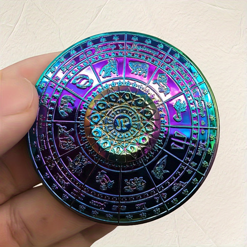 Bronze Constellation Compass Fidget Spinner Aluminum Alloy Toy