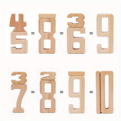 Large Particle Digital Building Blocks Preschool Education Set