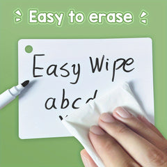20 Pack LACHILLY Reusable Flash Cards Double Sided Dry Erase DIY Vocab