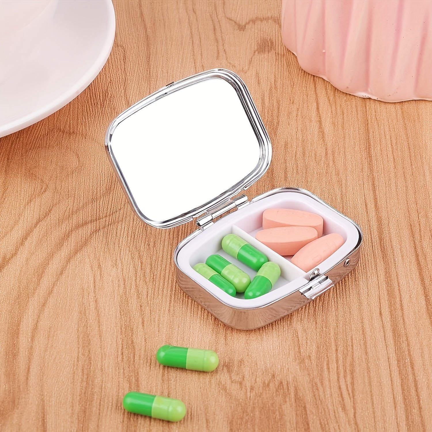 Dragonfly Pill Case 2 Compartment Medicine Box