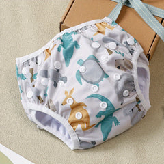 Happy Flute Reusable Swim Diaper Adjustable Waterproof Age 0-3