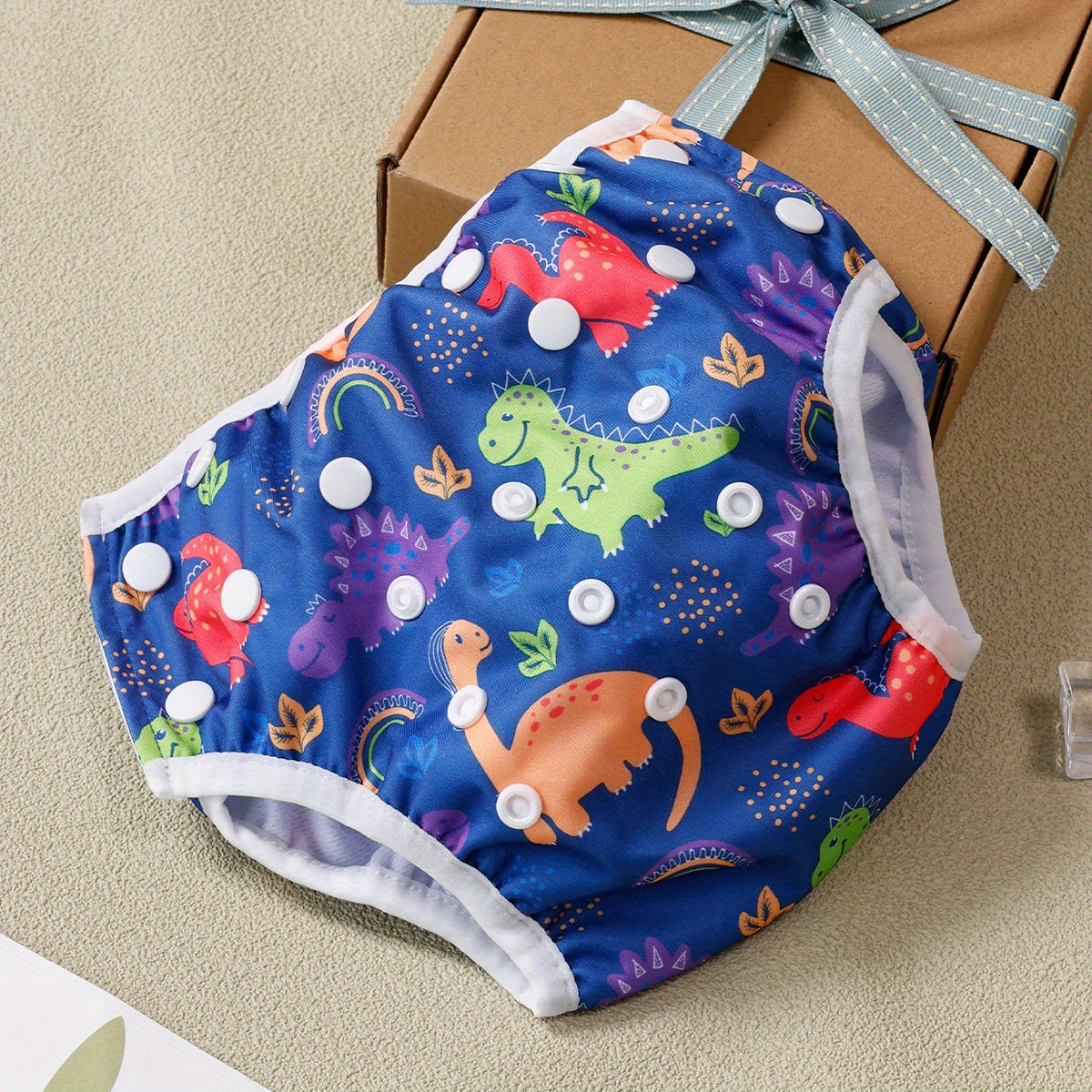 Happy Flute Reusable Swim Diaper Adjustable Waterproof Age 0-3