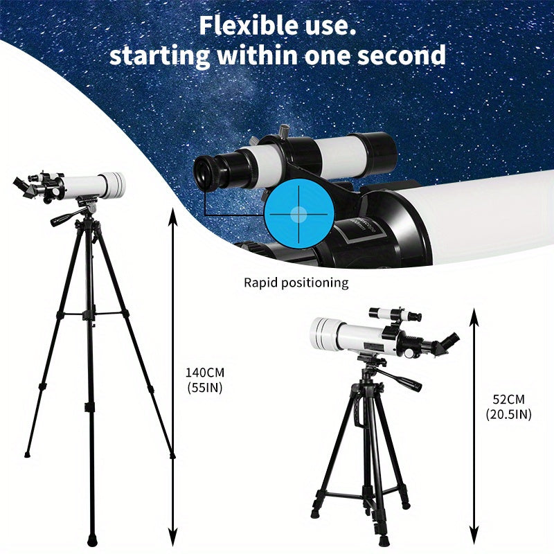 Astronomical Telescope F40070 200X Magnification