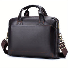 Men's Genuine Leather Briefcase Computer Bag