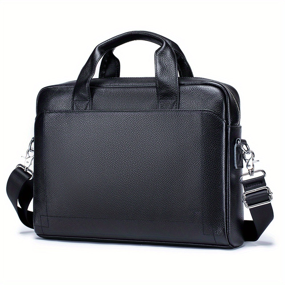 Men's Genuine Leather Briefcase Computer Bag