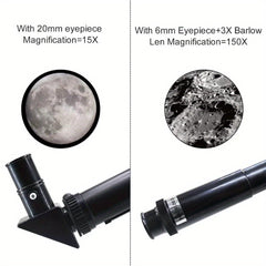 Afterwave HD Astronomical Telescope F30070 with Adjustable Tripod