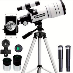 Afterwave HD Astronomical Telescope F30070 with Adjustable Tripod