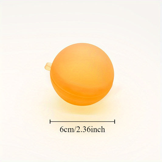 6 Reusable Silicone Water Balls Easy Fill for Outdoor Fun