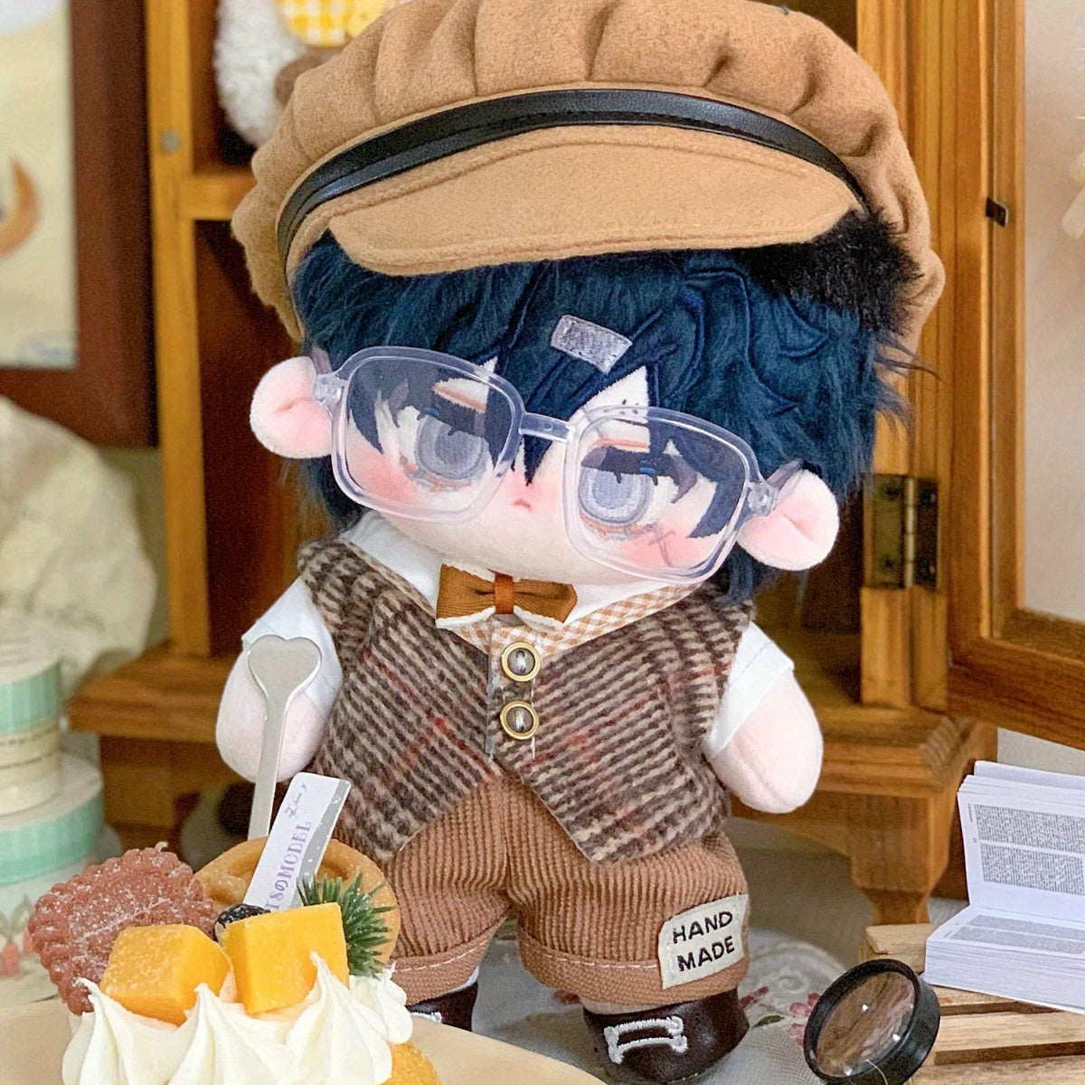 Detective Style Outfit for 7.87 inch Doll Star Figure Boy Ensemble DIY Toy