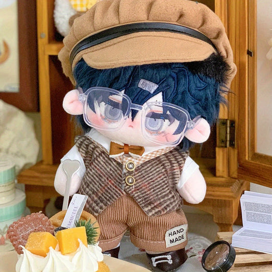 Detective Style Outfit for 7.87 inch Doll Star Figure Boy Ensemble DIY Toy