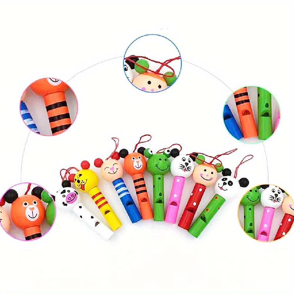 5pcs Mini Animal Whistle Toys Birthday Party Gift Random