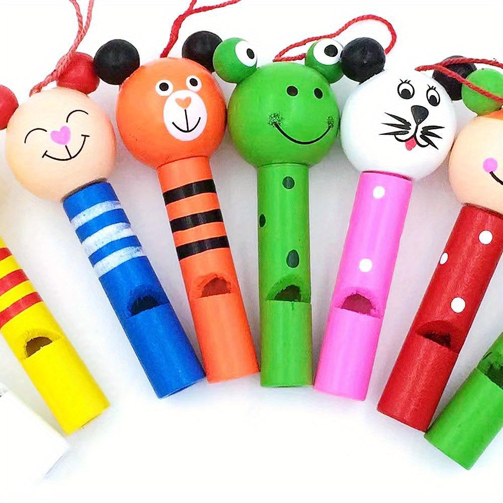 5pcs Mini Animal Whistle Toys Birthday Party Gift Random