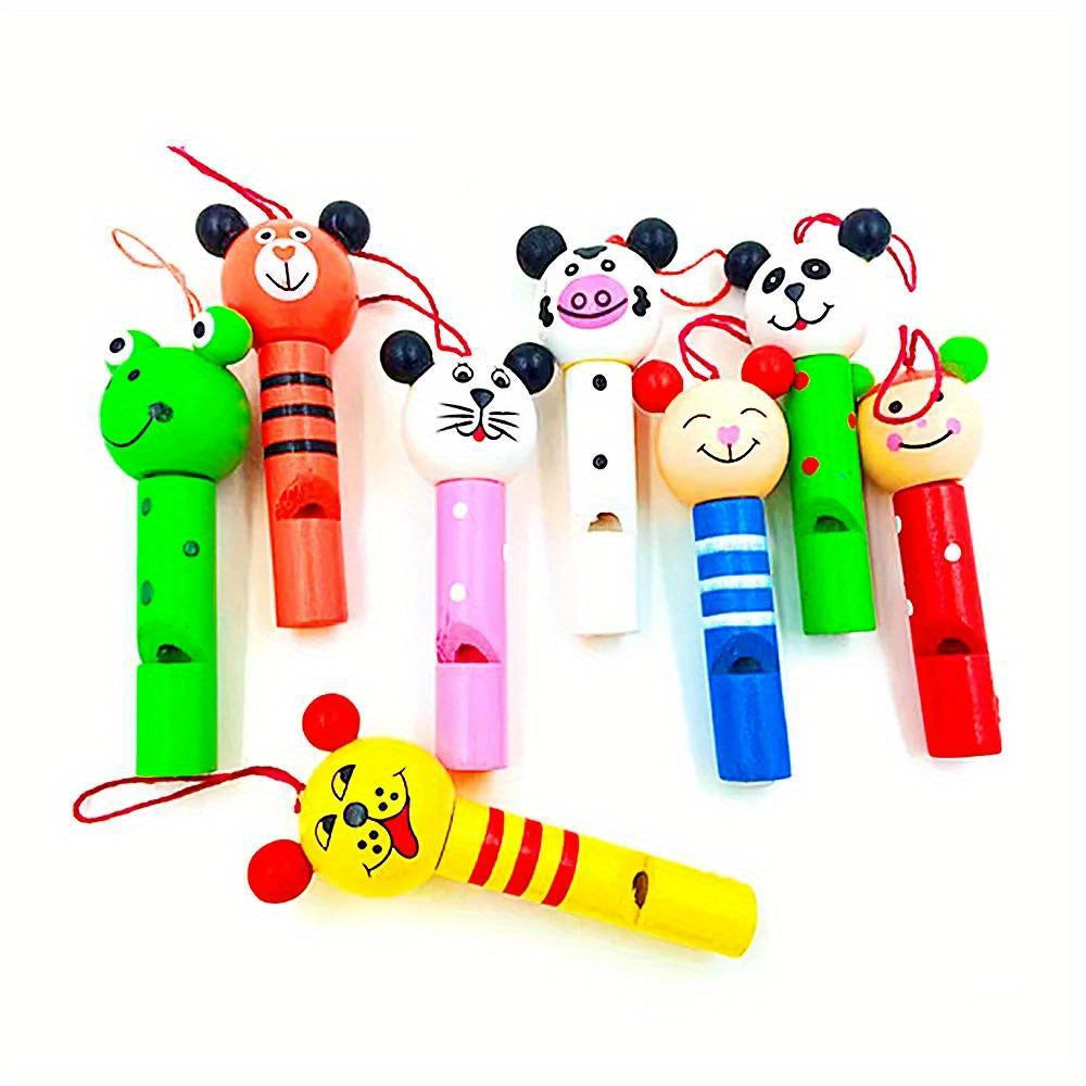 5pcs Mini Animal Whistle Toys Birthday Party Gift Random