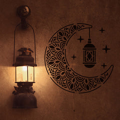 Ramadan & Eid Mubarak Moon Stencil Set 30x30cm DIY Scrapbooking Art Brush