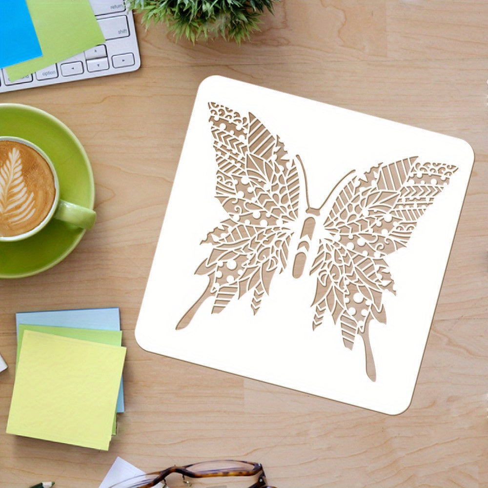 PVC Butterfly Stencil for Adult Crafts 29.97 x 29 Pack of 1
