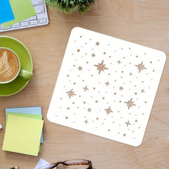 Star Pattern Painting Stencil 30x30cm Square Template for DIY Crafts
