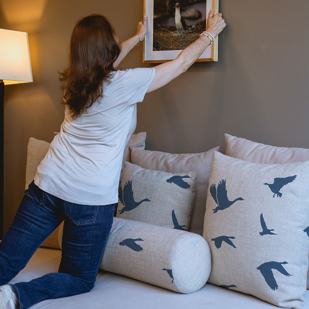 Bird Pattern Stencil for DIY Scrapbooking & Crafts - 30cm Square