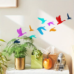 Bird Pattern Stencil for DIY Scrapbooking & Crafts - 30cm Square