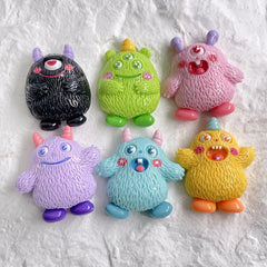 6pcs Cartoon Monster Fridge Magnets Cute Decorative ABS Refrigerator Magnets